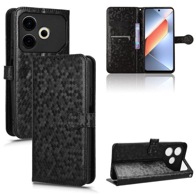 Honeycomb Dot Texture Leather Phone Case, For Tecno Camon 30 Premier 5G, For Tecno Pova 6 Neo, For Tecno Camon 30 Pro 5G, For Tecno Pova 6 Pro, For Tecno Spark 20 Pro+ 4G, For Tecno Spark 20 Pro, For Tecno Spark Go 2024 / Spark 20C, For Tecno Spark 20 ...
