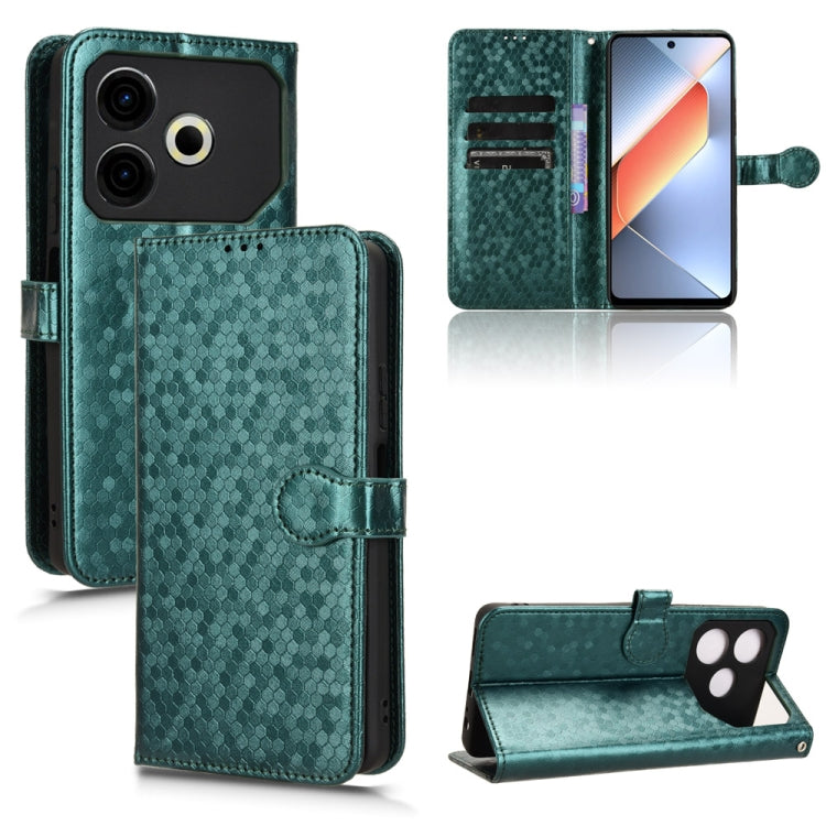 Honeycomb Dot Texture Leather Phone Case, For Tecno Camon 30 Premier 5G, For Tecno Pova 6 Neo, For Tecno Camon 30 Pro 5G, For Tecno Pova 6 Pro, For Tecno Spark 20 Pro+ 4G, For Tecno Spark 20 Pro, For Tecno Spark Go 2024 / Spark 20C, For Tecno Spark 20 ...