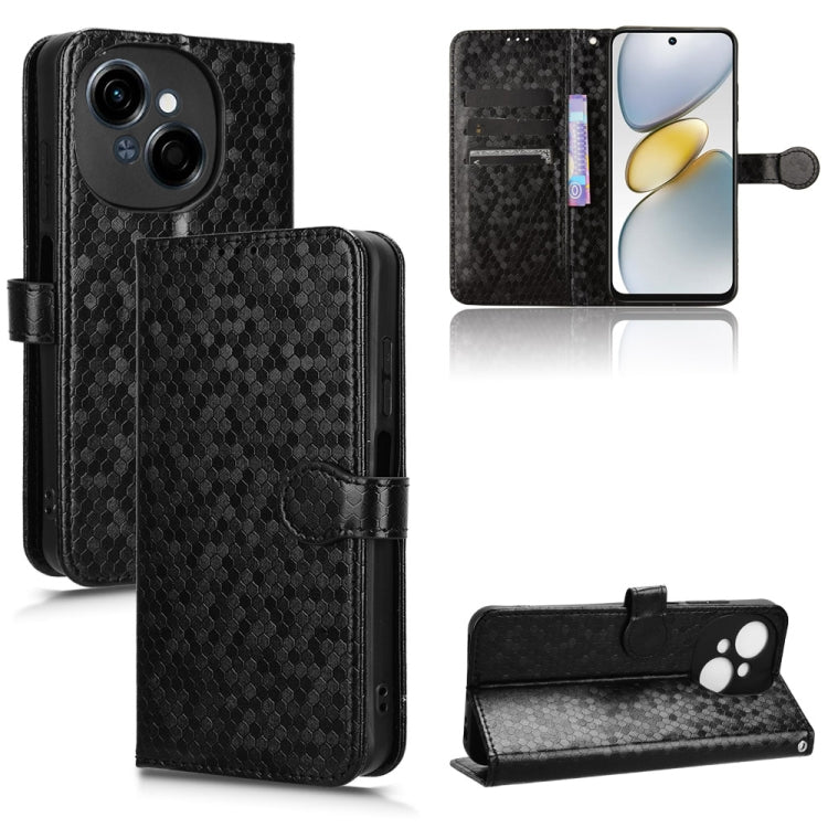 Honeycomb Dot Texture Leather Phone Case, For Tecno Spark Go 2025 / Spark Go 1, For Tecno Spark 30C 4G, For Tecno Camon 30 Premier 5G, For Tecno Pova 6 Neo, For Tecno Camon 30 Pro 5G, For Tecno Pova 6 Pro, For Tecno Spark 20 Pro+ 4G                    ...
