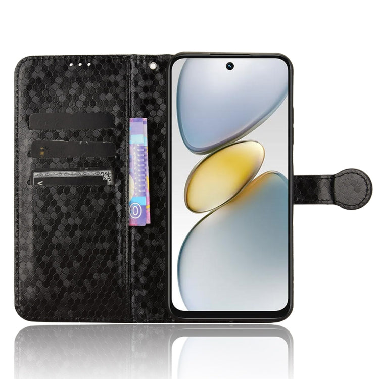 Honeycomb Dot Texture Leather Phone Case, For Tecno Spark Go 2025 / Spark Go 1, For Tecno Spark 30C 4G, For Tecno Camon 30 Premier 5G, For Tecno Pova 6 Neo, For Tecno Camon 30 Pro 5G, For Tecno Pova 6 Pro, For Tecno Spark 20 Pro+ 4G                    ...