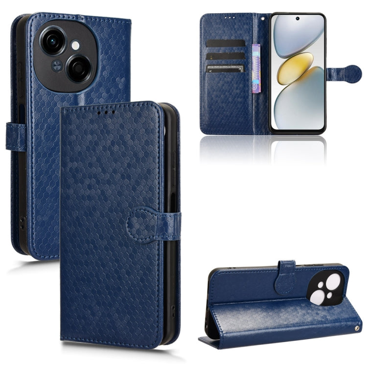 Honeycomb Dot Texture Leather Phone Case, For Tecno Spark Go 2025 / Spark Go 1, For Tecno Spark 30C 4G, For Tecno Camon 30 Premier 5G, For Tecno Pova 6 Neo, For Tecno Camon 30 Pro 5G, For Tecno Pova 6 Pro, For Tecno Spark 20 Pro+ 4G                    ...