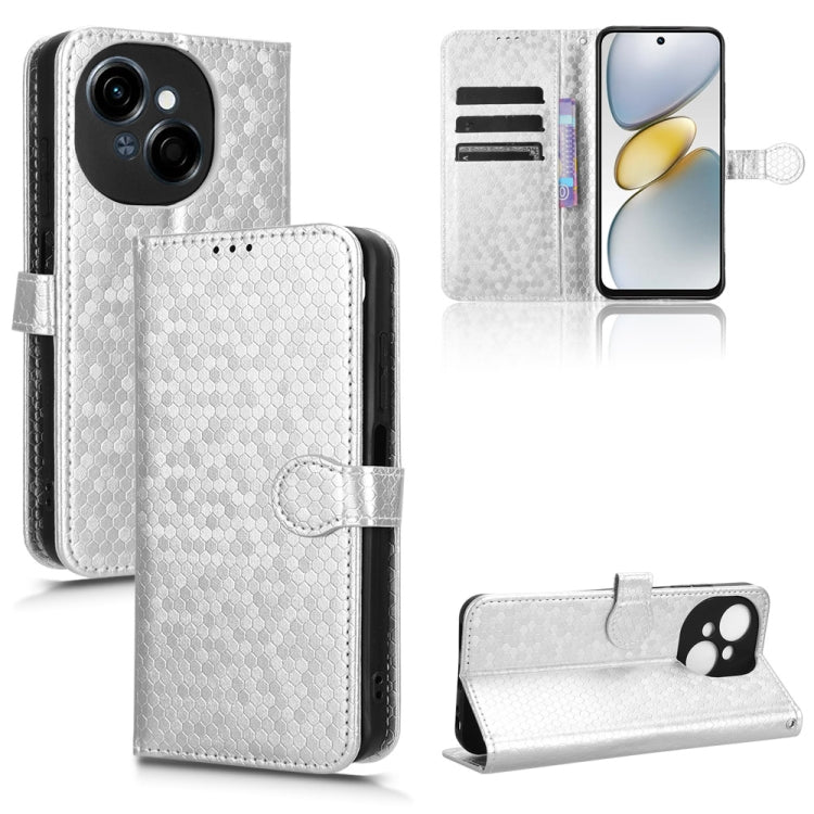 Honeycomb Dot Texture Leather Phone Case, For Tecno Spark Go 2025 / Spark Go 1, For Tecno Spark 30C 4G, For Tecno Camon 30 Premier 5G, For Tecno Pova 6 Neo, For Tecno Camon 30 Pro 5G, For Tecno Pova 6 Pro, For Tecno Spark 20 Pro+ 4G                    ...