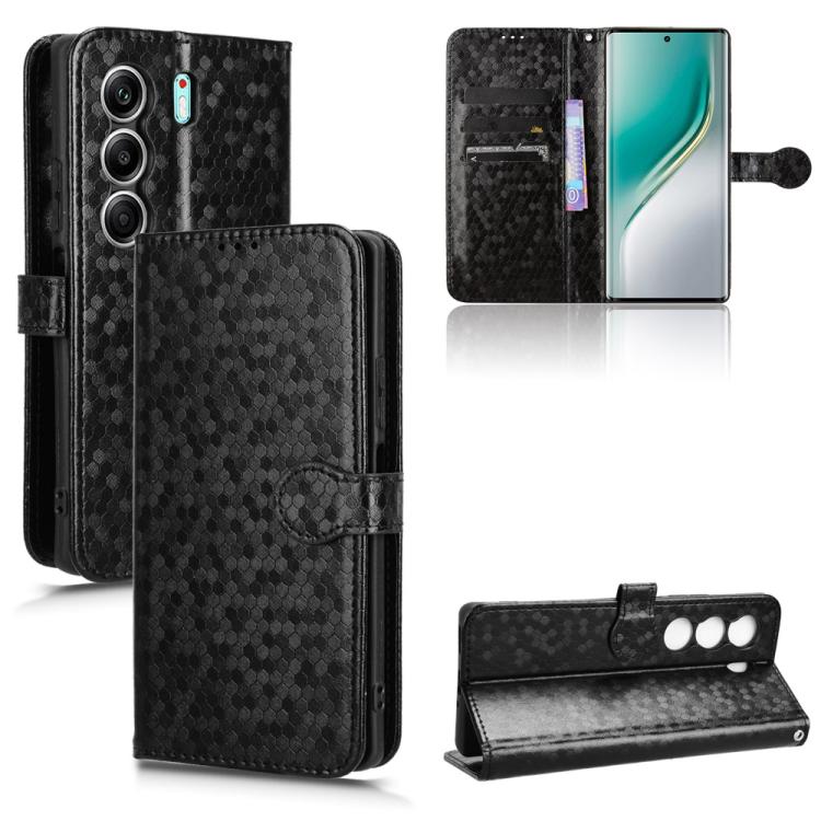 Honeycomb Dot Texture Leather Phone Case, For Tecno Pova Curve 5G, For Tecno Camon 40 Pro 4G / 5G, For Tecno Camon 40 Premier, For Tecno Camon 30s / 30s Pro, For Tecno Pova 6 Neo 5G / Spark 30 5G, For Tecno Spark 30 Pro 4G, For Tecno Spark 30 4G       ...