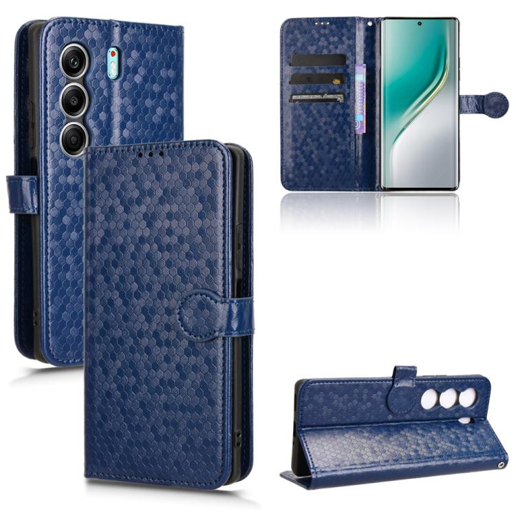 Honeycomb Dot Texture Leather Phone Case, For Tecno Pova Curve 5G, For Tecno Camon 40 Pro 4G / 5G, For Tecno Camon 40 Premier, For Tecno Camon 30s / 30s Pro, For Tecno Pova 6 Neo 5G / Spark 30 5G, For Tecno Spark 30 Pro 4G, For Tecno Spark 30 4G       ...