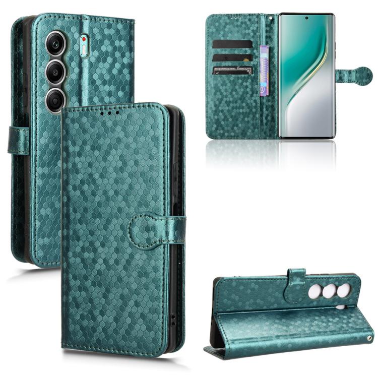 Honeycomb Dot Texture Leather Phone Case, For Tecno Pova Curve 5G, For Tecno Camon 40 Pro 4G / 5G, For Tecno Camon 40 Premier, For Tecno Camon 30s / 30s Pro, For Tecno Pova 6 Neo 5G / Spark 30 5G, For Tecno Spark 30 Pro 4G, For Tecno Spark 30 4G       ...