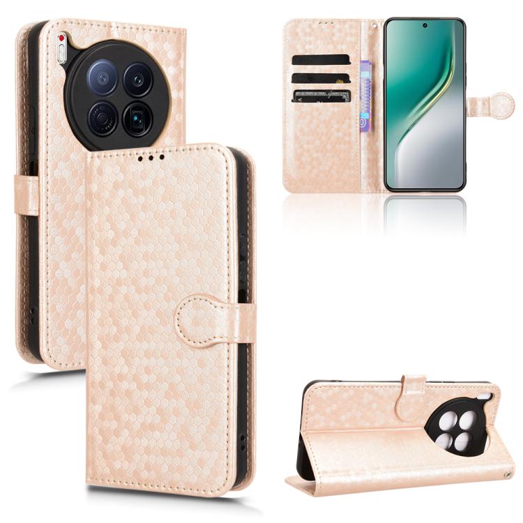 Honeycomb Dot Texture Leather Phone Case, For Tecno Pova Curve 5G, For Tecno Camon 40 Pro 4G / 5G, For Tecno Camon 40 Premier, For Tecno Camon 30s / 30s Pro, For Tecno Pova 6 Neo 5G / Spark 30 5G, For Tecno Spark 30 Pro 4G, For Tecno Spark 30 4G       ...