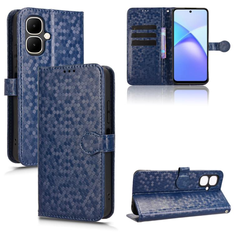 Honeycomb Dot Texture Leather Phone Case, For Tecno Pova 7 Pro 5G, For Tecno Pova 7 5G, For Tecno Pop 10 / Infinix Smart 10 4G, For Tecno Spark 40 Pro+ 4G, For Tecno Spark 40 Pro 4G, For Tecno Spark 40 4G, For Tecno Pova 7 Ultra 5G, For Tecno Pova 7 4G...