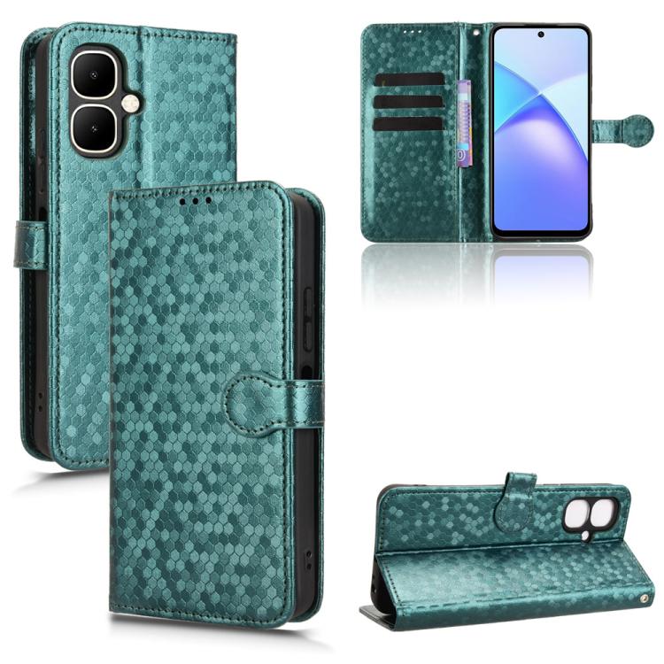 Honeycomb Dot Texture Leather Phone Case, For Tecno Pova 7 Pro 5G, For Tecno Pova 7 5G, For Tecno Pop 10 / Infinix Smart 10 4G, For Tecno Spark 40 Pro+ 4G, For Tecno Spark 40 Pro 4G, For Tecno Spark 40 4G, For Tecno Pova 7 Ultra 5G, For Tecno Pova 7 4G...