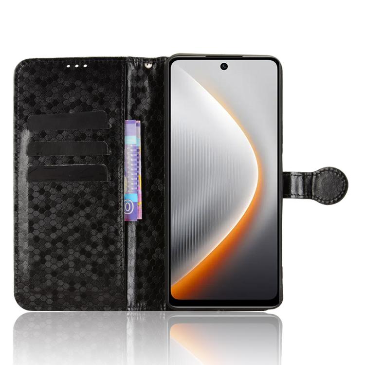 Honeycomb Dot Texture Leather Phone Case, For Tecno Pova 7 4G, For Tecno Spark Go 2 4G, For Tecno Pova Curve 5G, For Tecno Camon 40 Pro 4G / 5G, For Tecno Camon 40 Premier, For Tecno Camon 30s / 30s Pro, For Tecno Pova 6 Neo 5G / Spark 30 5G           ...