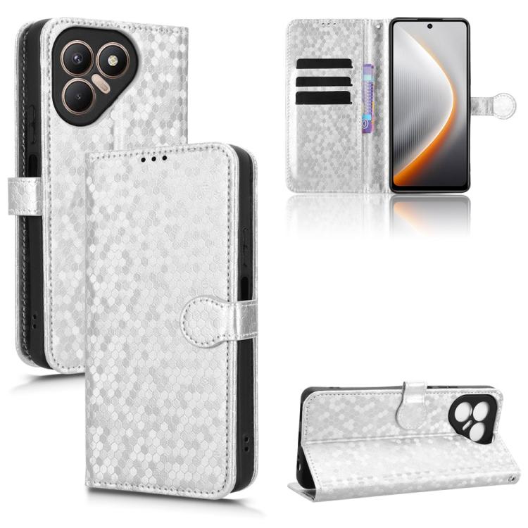 Honeycomb Dot Texture Leather Phone Case, For Tecno Pova 7 5G, For Tecno Pop 10 / Infinix Smart 10 4G, For Tecno Spark 40 Pro+ 4G, For Tecno Spark 40 Pro 4G, For Tecno Spark 40 4G, For Tecno Pova 7 Ultra 5G, For Tecno Pova 7 4G, For Tecno Spark Go 2 4G...