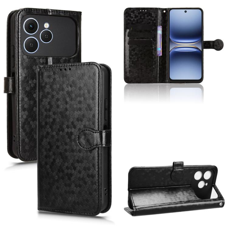 Honeycomb Dot Texture Leather Phone Case, For Tecno Pova 7 5G, For Tecno Pop 10 / Infinix Smart 10 4G, For Tecno Spark 40 Pro+ 4G, For Tecno Spark 40 Pro 4G, For Tecno Spark 40 4G, For Tecno Pova 7 Ultra 5G, For Tecno Pova 7 4G, For Tecno Spark Go 2 4G...