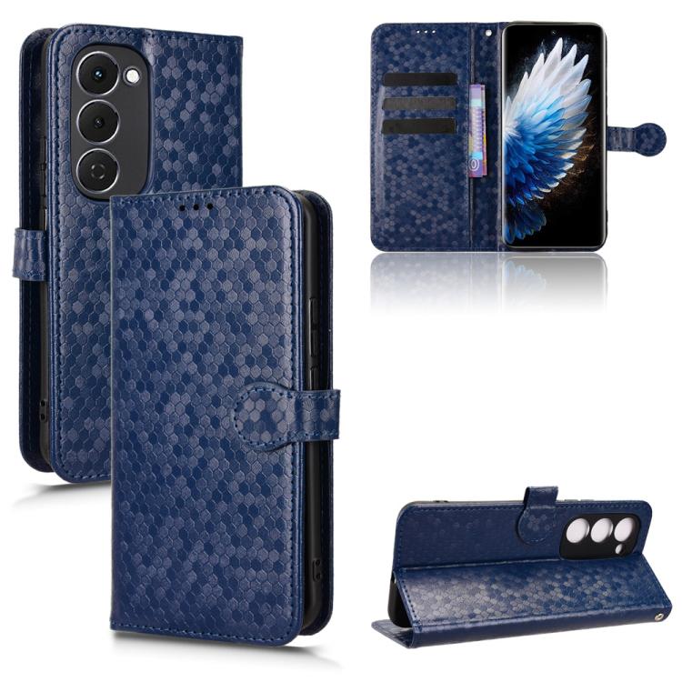Honeycomb Dot Texture Leather Phone Case, For Tecno Pova 7 Pro 5G, For Tecno Pova 7 5G, For Tecno Pop 10 / Infinix Smart 10 4G, For Tecno Spark 40 Pro+ 4G, For Tecno Spark 40 Pro 4G, For Tecno Spark 40 4G, For Tecno Pova 7 Ultra 5G, For Tecno Pova 7 4G...