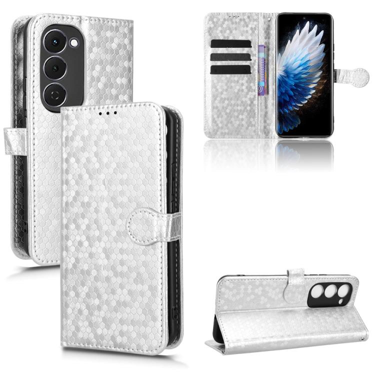 Honeycomb Dot Texture Leather Phone Case, For Tecno Pova 7 5G, For Tecno Pop 10 / Infinix Smart 10 4G, For Tecno Spark 40 Pro+ 4G, For Tecno Spark 40 Pro 4G, For Tecno Spark 40 4G, For Tecno Pova 7 Ultra 5G, For Tecno Pova 7 4G, For Tecno Spark Go 2 4G...