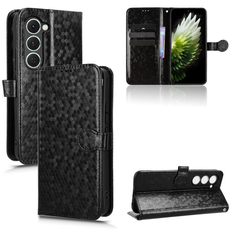 Honeycomb Dot Texture Leather Phone Case, For Tecno Pova 7 5G, For Tecno Pop 10 / Infinix Smart 10 4G, For Tecno Spark 40 Pro+ 4G, For Tecno Spark 40 Pro 4G, For Tecno Spark 40 4G, For Tecno Pova 7 Ultra 5G, For Tecno Pova 7 4G, For Tecno Spark Go 2 4G...