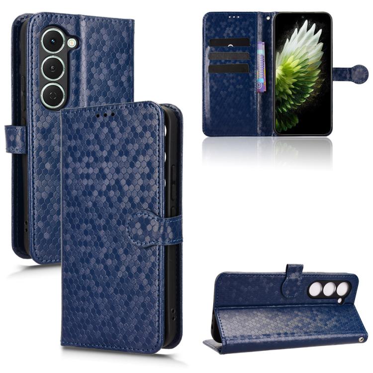 Honeycomb Dot Texture Leather Phone Case, For Tecno Pova 7 5G, For Tecno Pop 10 / Infinix Smart 10 4G, For Tecno Spark 40 Pro+ 4G, For Tecno Spark 40 Pro 4G, For Tecno Spark 40 4G, For Tecno Pova 7 Ultra 5G, For Tecno Pova 7 4G, For Tecno Spark Go 2 4G...