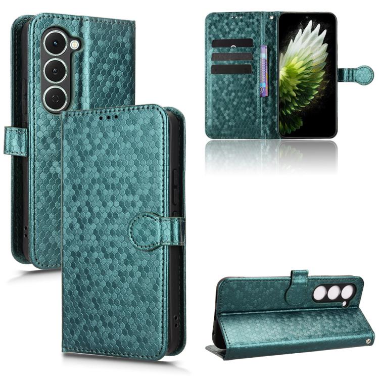 Honeycomb Dot Texture Leather Phone Case, For Tecno Pova 7 5G, For Tecno Pop 10 / Infinix Smart 10 4G, For Tecno Spark 40 Pro+ 4G, For Tecno Spark 40 Pro 4G, For Tecno Spark 40 4G, For Tecno Pova 7 Ultra 5G, For Tecno Pova 7 4G, For Tecno Spark Go 2 4G...