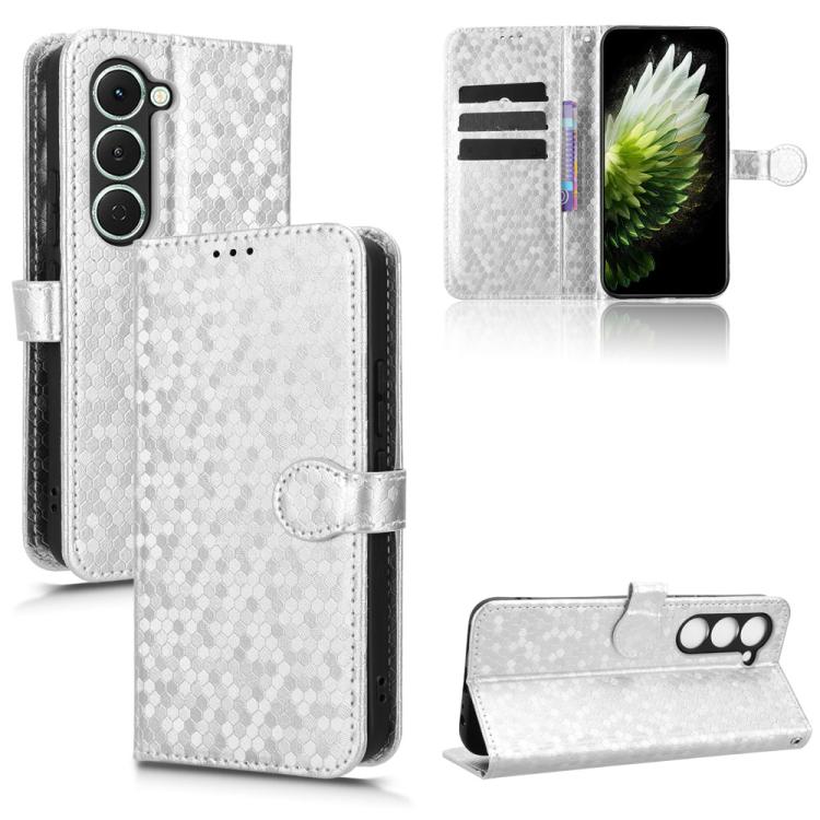 Honeycomb Dot Texture Leather Phone Case, For Tecno Pova 7 5G, For Tecno Pop 10 / Infinix Smart 10 4G, For Tecno Spark 40 Pro+ 4G, For Tecno Spark 40 Pro 4G, For Tecno Spark 40 4G, For Tecno Pova 7 Ultra 5G, For Tecno Pova 7 4G, For Tecno Spark Go 2 4G...