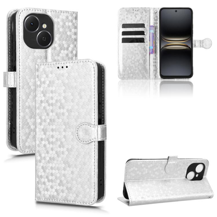 Honeycomb Dot Texture Leather Phone Case, For Tecno Spark 50 5G, For Tecno Pova Curve 2 5G, For Tecno Spark 50 4G, For Tecno Camon 50 Pro 4G, For Tecno Camon 50 4G, For Tenco Spark Go 3, For Tenco Spark Slim 4G / Pova Slim 5G, For Tecno Spark 40C      ...