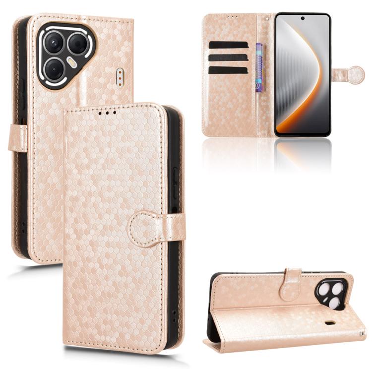Honeycomb Dot Texture Leather Phone Case, For Tecno Pova 7 Pro 5G, For Tecno Pova 7 5G, For Tecno Pop 10 / Infinix Smart 10 4G, For Tecno Spark 40 Pro+ 4G, For Tecno Spark 40 Pro 4G, For Tecno Spark 40 4G, For Tecno Pova 7 Ultra 5G, For Tecno Pova 7 4G...