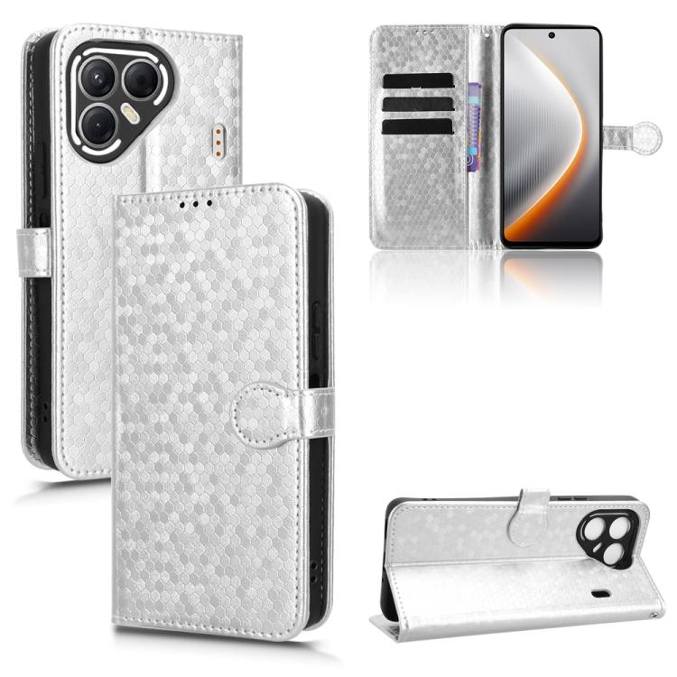 Honeycomb Dot Texture Leather Phone Case, For Tecno Pova 7 Pro 5G, For Tecno Pova 7 5G, For Tecno Pop 10 / Infinix Smart 10 4G, For Tecno Spark 40 Pro+ 4G, For Tecno Spark 40 Pro 4G, For Tecno Spark 40 4G, For Tecno Pova 7 Ultra 5G, For Tecno Pova 7 4G...