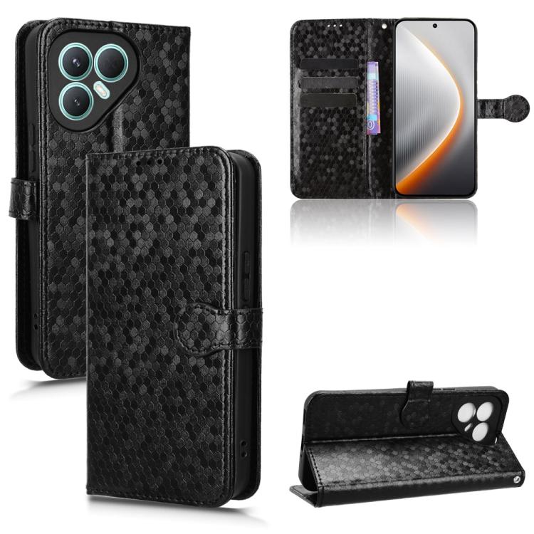 Honeycomb Dot Texture Leather Phone Case, For Tecno Pova 7 Pro 5G, For Tecno Pova 7 5G, For Tecno Pop 10 / Infinix Smart 10 4G, For Tecno Spark 40 Pro+ 4G, For Tecno Spark 40 Pro 4G, For Tecno Spark 40 4G, For Tecno Pova 7 Ultra 5G, For Tecno Pova 7 4G...