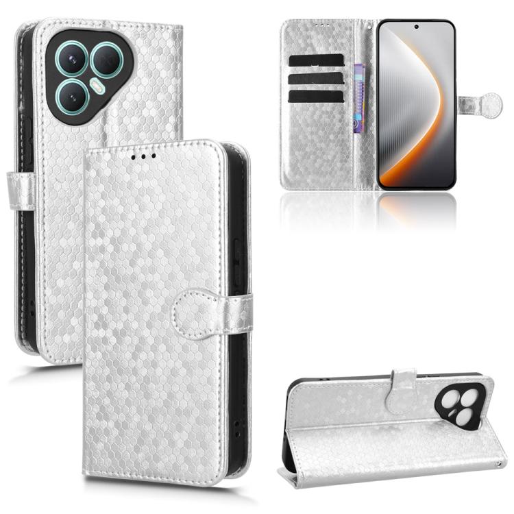 Honeycomb Dot Texture Leather Phone Case, For Tecno Pova 7 Pro 5G, For Tecno Pova 7 5G, For Tecno Pop 10 / Infinix Smart 10 4G, For Tecno Spark 40 Pro+ 4G, For Tecno Spark 40 Pro 4G, For Tecno Spark 40 4G, For Tecno Pova 7 Ultra 5G, For Tecno Pova 7 4G...