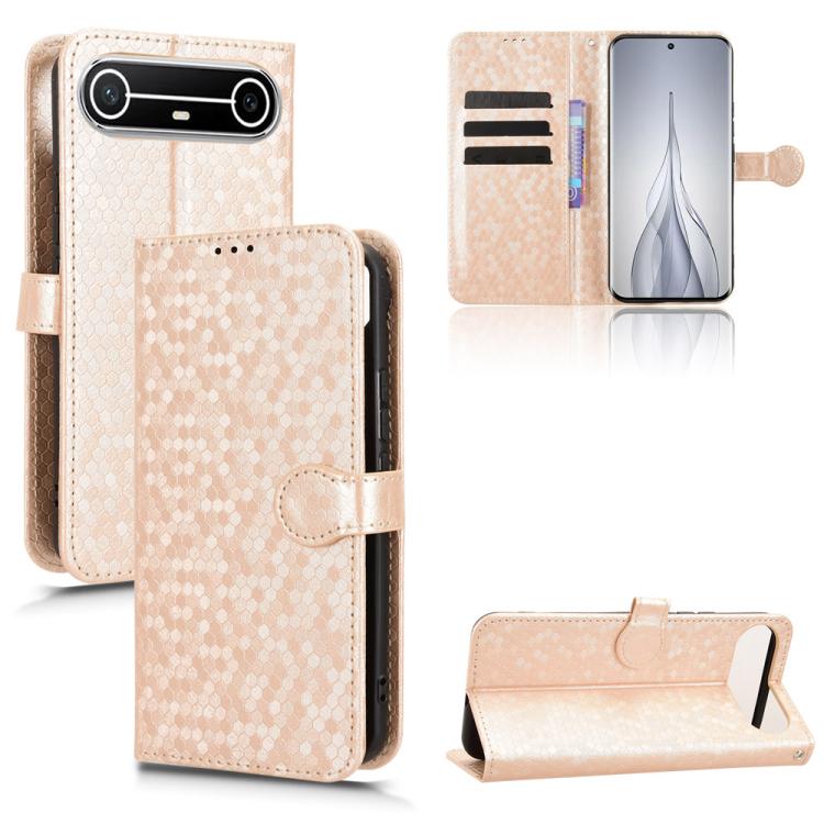 Honeycomb Dot Texture Leather Phone Case, For Tecno Spark 50 5G, For Tecno Pova Curve 2 5G, For Tecno Spark 50 4G, For Tecno Camon 50 Pro 4G, For Tecno Camon 50 4G, For Tenco Spark Go 3, For Tenco Spark Slim 4G / Pova Slim 5G, For Tecno Spark 40C      ...
