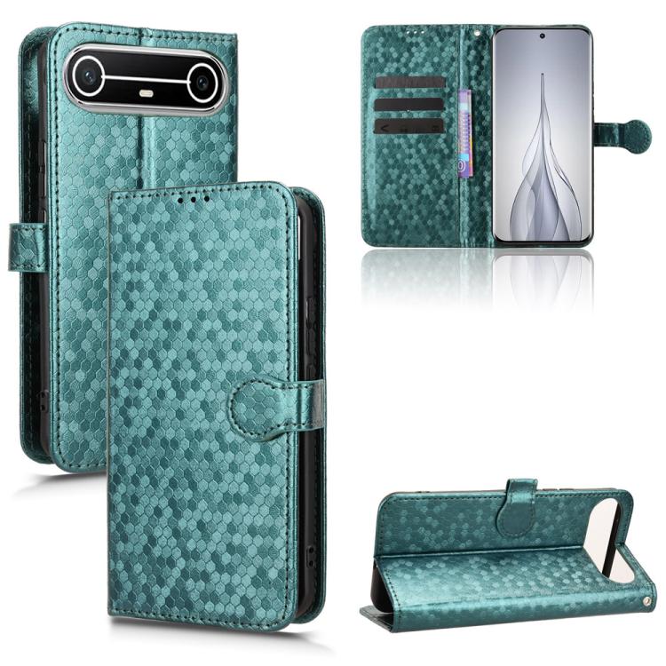 Honeycomb Dot Texture Leather Phone Case, For Tecno Spark 50 5G, For Tecno Pova Curve 2 5G, For Tecno Spark 50 4G, For Tecno Camon 50 Pro 4G, For Tecno Camon 50 4G, For Tenco Spark Go 3, For Tenco Spark Slim 4G / Pova Slim 5G, For Tecno Spark 40C      ...