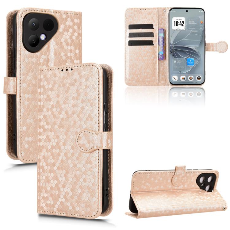 Honeycomb Dot Texture Leather Phone Case, For Tecno Pova 8 5G, For Tecno Spark 50 5G, For Tecno Pova Curve 2 5G, For Tecno Spark 50 4G, For Tecno Camon 50 Pro 4G, For Tecno Camon 50 4G, For Tenco Spark Go 3, For Tenco Spark Slim 4G / Pova Slim 5G      ...