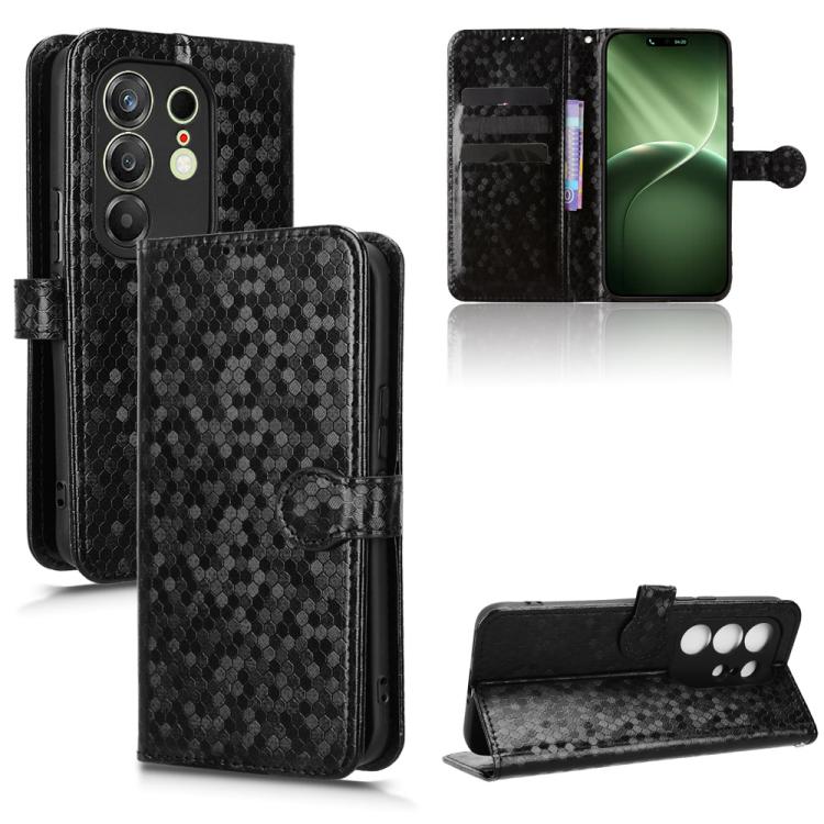 Honeycomb Dot Texture Leather Phone Case, For Tecno Spark 50 5G, For Tecno Pova Curve 2 5G, For Tecno Spark 50 4G, For Tecno Camon 50 Pro 4G, For Tecno Camon 50 4G, For Tenco Spark Go 3, For Tenco Spark Slim 4G / Pova Slim 5G, For Tecno Spark 40C      ...