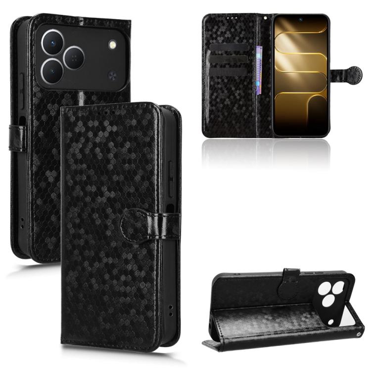 Honeycomb Dot Texture Leather Phone Case, For Tecno Spark 50 5G, For Tecno Pova Curve 2 5G, For Tecno Spark 50 4G, For Tecno Camon 50 Pro 4G, For Tecno Camon 50 4G, For Tenco Spark Go 3, For Tenco Spark Slim 4G / Pova Slim 5G, For Tecno Spark 40C      ...