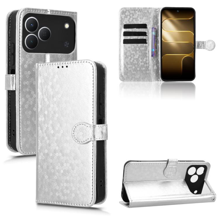 Honeycomb Dot Texture Leather Phone Case, For Tecno Spark 50 5G, For Tecno Pova Curve 2 5G, For Tecno Spark 50 4G, For Tecno Camon 50 Pro 4G, For Tecno Camon 50 4G, For Tenco Spark Go 3, For Tenco Spark Slim 4G / Pova Slim 5G, For Tecno Spark 40C      ...
