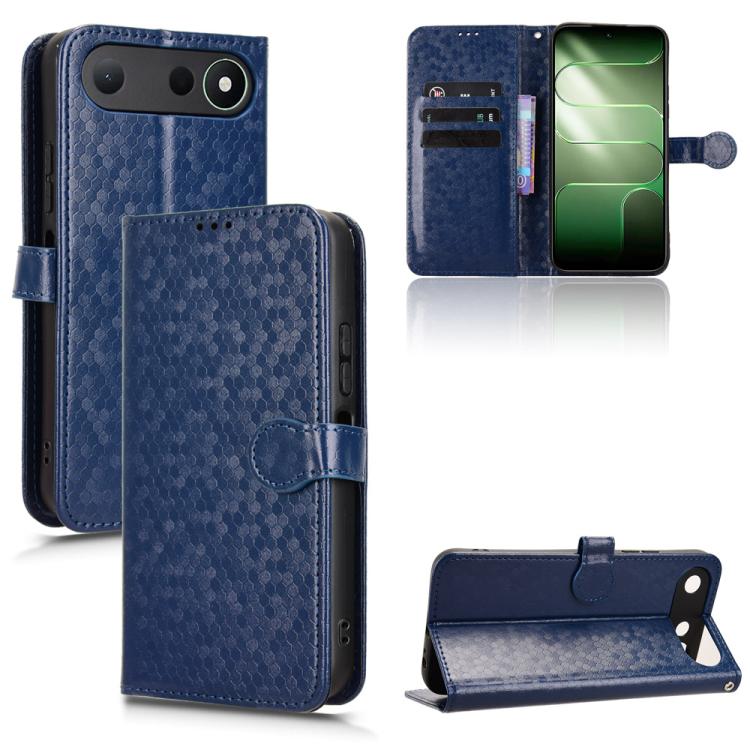 Honeycomb Dot Texture Leather Phone Case, For Tecno Pova 8 5G, For Tecno Spark 50 5G, For Tecno Pova Curve 2 5G, For Tecno Spark 50 4G, For Tecno Camon 50 Pro 4G, For Tecno Camon 50 4G, For Tenco Spark Go 3, For Tenco Spark Slim 4G / Pova Slim 5G      ...