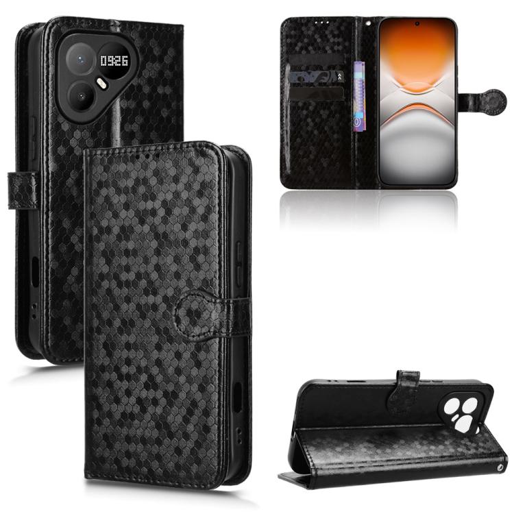 Honeycomb Dot Texture Leather Phone Case, For Tecno Spark 50 Pro 4G, For Tecno Pova 8 Pro 5G, For Tecno Pova 8 5G, For Tecno Spark 50 5G, For Tecno Pova Curve 2 5G, For Tecno Spark 50 4G, For Tecno Camon 50 Pro 4G, For Tecno Camon 50 4G                ...