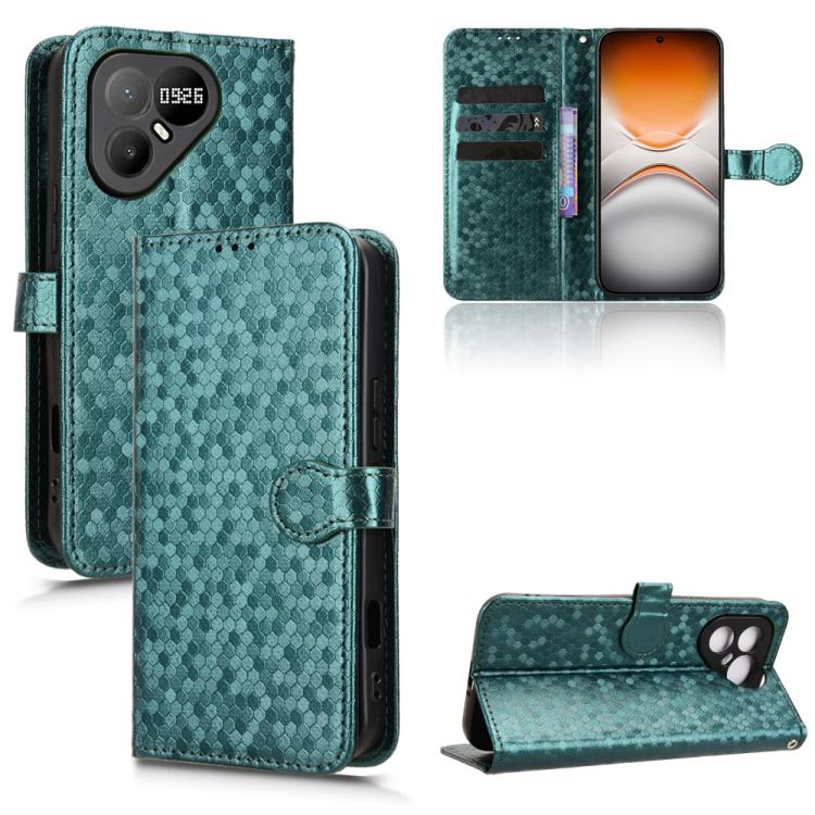 Honeycomb Dot Texture Leather Phone Case, For Tecno Spark 50 Pro 4G, For Tecno Pova 8 Pro 5G, For Tecno Pova 8 5G, For Tecno Spark 50 5G, For Tecno Pova Curve 2 5G, For Tecno Spark 50 4G, For Tecno Camon 50 Pro 4G, For Tecno Camon 50 4G                ...