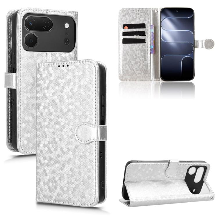 Honeycomb Dot Texture Leather Phone Case, For Tecno Spark 50 Pro 4G, For Tecno Pova 8 Pro 5G, For Tecno Pova 8 5G, For Tecno Spark 50 5G, For Tecno Pova Curve 2 5G, For Tecno Spark 50 4G, For Tecno Camon 50 Pro 4G, For Tecno Camon 50 4G                ...