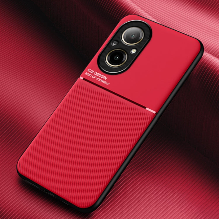 Classic Tilt Strip Grain Magnetic PC Hybrid TPU Phone Case, For Realme C63 4G, For Realme 12, For Realme 12+, For Realme 12 Pro / 12 Pro+, For Realme C67 4G, For Realme 11 4G Global, For Realme 11 Pro / 11 Pro+