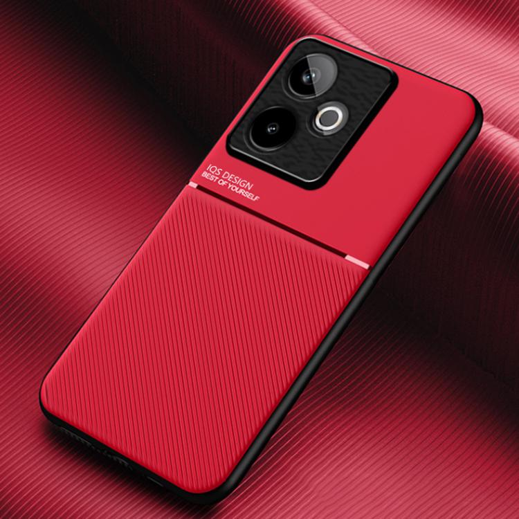Classic Tilt Strip Grain Magnetic PC Hybrid TPU Phone Case, For Realme C85 4G / 5G / 15x 5G India, For Realme 16 Pro+ 5G, For Realme 16 Pro 5G, For Realme GT 8 Pro Global, For Realme C85 Pro 4G, For Realme C71 4G, For Realme GT 7 Global, For Realme 14 ...