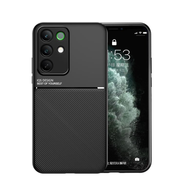Classic Tilt Strip Grain Magnetic PC Hybrid TPU Phone Case, For Realme 16T 5G, For Realme C100 4G, For Realme C85 4G / 5G / 15x 5G India, For Realme 16 Pro+ 5G, For Realme 16 Pro 5G, For Realme GT 8 Pro Global, For Realme C85 Pro 4G, For Realme C71 4G ...