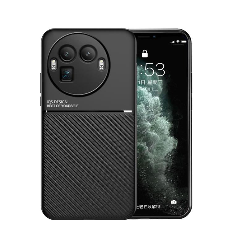 Classic Tilt Strip Grain Magnetic PC Hybrid TPU Phone Case, For Realme C85 4G / 5G / 15x 5G India, For Realme 16 Pro+ 5G, For Realme 16 Pro 5G, For Realme GT 8 Pro Global, For Realme C85 Pro 4G, For Realme C71 4G, For Realme GT 7 Global, For Realme 14 ...