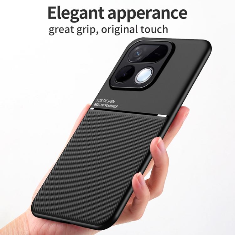 Classic Tilt Strip Grain Magnetic PC Hybrid TPU Phone Case, For Realme 16T 5G, For Realme C100 4G, For Realme C85 4G / 5G / 15x 5G India, For Realme 16 Pro+ 5G, For Realme 16 Pro 5G, For Realme GT 8 Pro Global, For Realme C85 Pro 4G, For Realme C71 4G ...