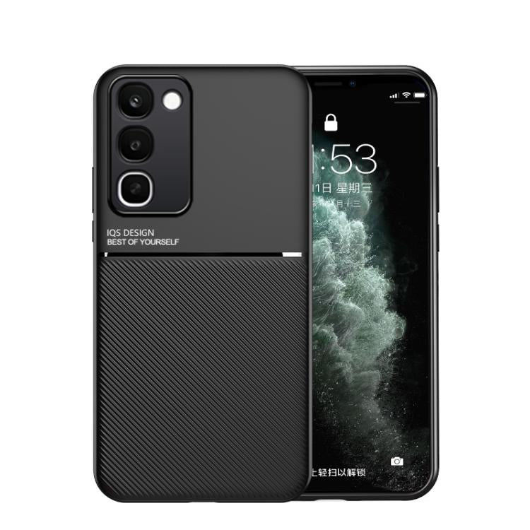 Classic Tilt Strip Grain Magnetic PC Hybrid TPU Phone Case, For Realme 16T 5G, For Realme C100 4G, For Realme C85 4G / 5G / 15x 5G India, For Realme 16 Pro+ 5G, For Realme 16 Pro 5G, For Realme GT 8 Pro Global, For Realme C85 Pro 4G, For Realme C71 4G ...