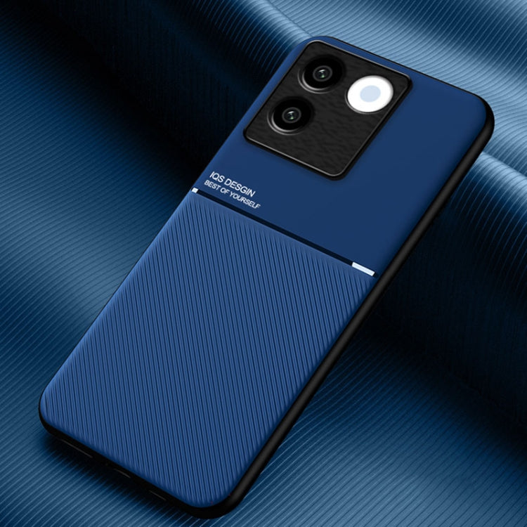 Classic Tilt Strip Grain Magnetic PC Hybrid TPU Phone Case, For vivo S17e, For vivo iQOO Neo8, For vivo Y78, For vivo Y78+, For vivo Y35 4G