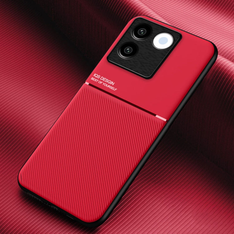 Classic Tilt Strip Grain Magnetic PC Hybrid TPU Phone Case, For vivo S17e, For vivo iQOO Neo8, For vivo Y78, For vivo Y78+, For vivo Y35 4G