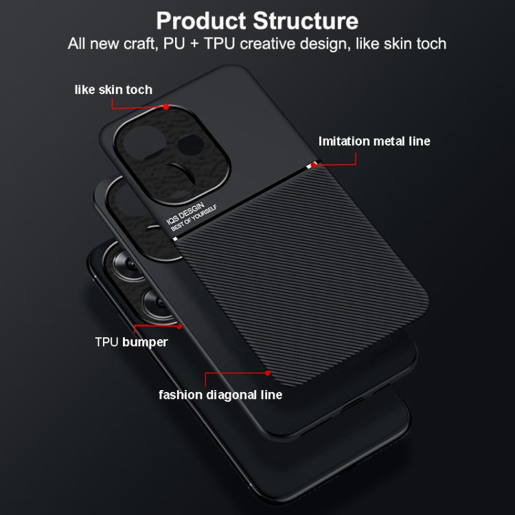 Classic Tilt Strip Grain Magnetic Shockproof PC + TPU Phone Case, For Xiaomi Redmi Turbo 3, For Xiaomi Redmi Note 13 Pro 4G, For Xiaomi Redmi Note 13 4G, For Xiaomi Redmi K70E, For Xiaomi 14 Ultra, For Xiaomi 14 Pro, For Xiaomi 14                      ...