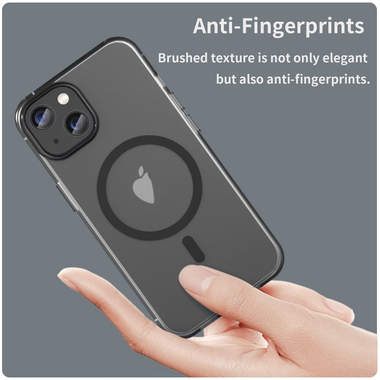 MagSafe Frosted Translucent TPU + PC Full Coverage Phone Case, For iPhone 15, For iPhone 14 Plus, For iPhone 14, For iPhone 14 Pro, For iPhone 14 Pro Max