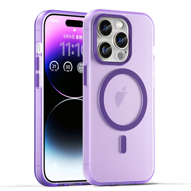 MagSafe Frosted Translucent TPU + PC Full Coverage Phone Case, For iPhone 16 Plus, For iPhone 16, For iPhone 15 Pro Max, For iPhone 15 Pro, For iPhone 15 Plus
