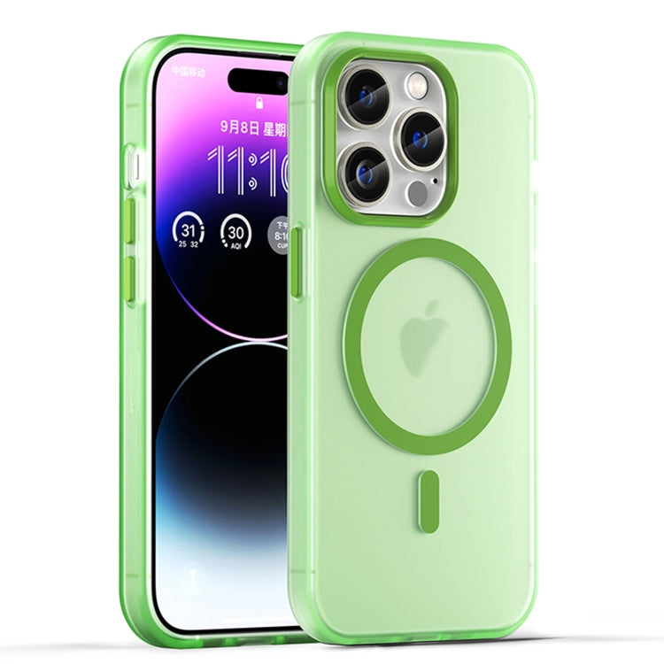 MagSafe Frosted Translucent TPU + PC Full Coverage Phone Case, For iPhone 16 Plus, For iPhone 16, For iPhone 15 Pro Max, For iPhone 15 Pro, For iPhone 15 Plus