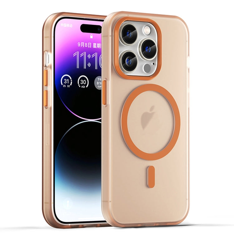 MagSafe Frosted Translucent TPU + PC Full Coverage Phone Case, For iPhone 16 Plus, For iPhone 16, For iPhone 15 Pro Max, For iPhone 15 Pro, For iPhone 15 Plus