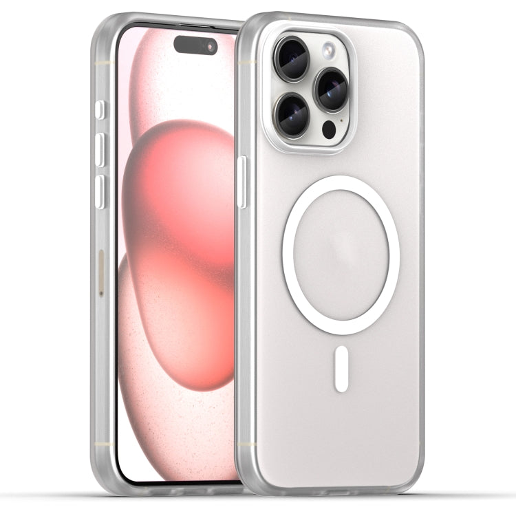 MagSafe Frosted Translucent TPU + PC Full Coverage Phone Case, For iPhone 16 Plus, For iPhone 16, For iPhone 15 Pro Max, For iPhone 15 Pro, For iPhone 15 Plus